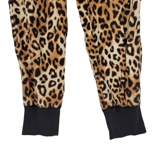 VS Pink Leopard Print Joggers - Picture 3 of 5